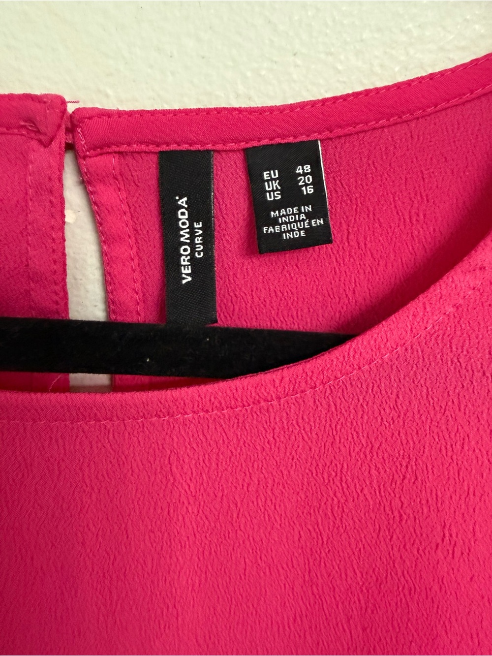 Vero Moda Hot Pink Ruffle-Trim Sleeveless Top - Picture 2 of 5